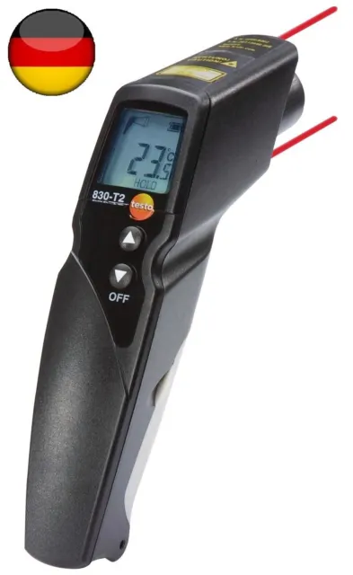 Testo 830-T2 Infrarot-Thermometer 0560 8312 -Original hergestellt in Deutschland