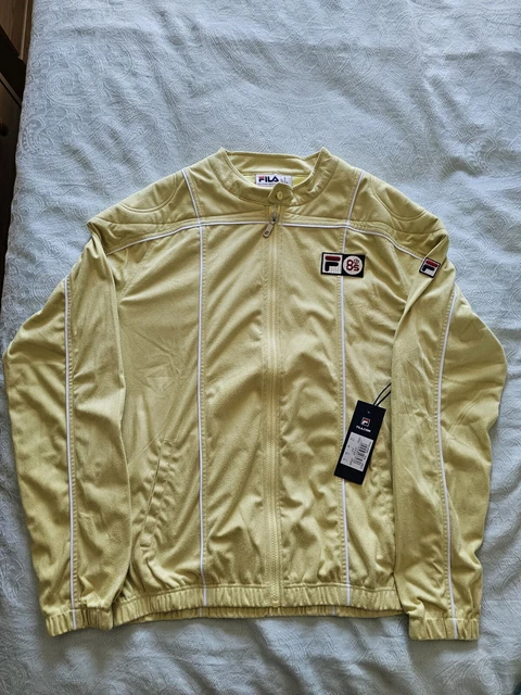 FILA VINTAGE MENS Terrinda MK3 Pro Badged Track Top Lemonade Jacket UK XL 95.00 PicClick UK
