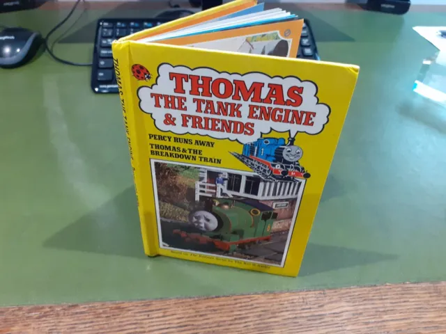 Ladybird Book Thomas Tank Engine And Friends Percy Runs Away - First Edition, GC