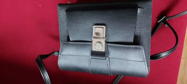 Leder Tasche Für Kamera -. Leder Transporttasche