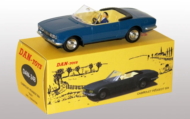 DAN TOYS Peugeot J7 Fourgon Tôlé Allo Fret / Blue Roof DInky Time - Foto 14