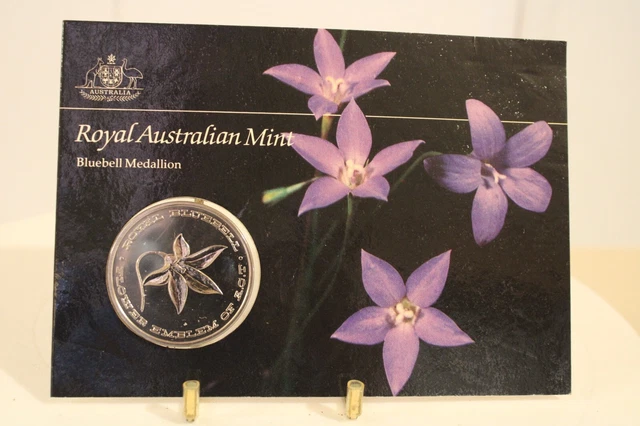 1984: ROYAL AUSTRALIAN Mint Bluebell Medallion $10.00