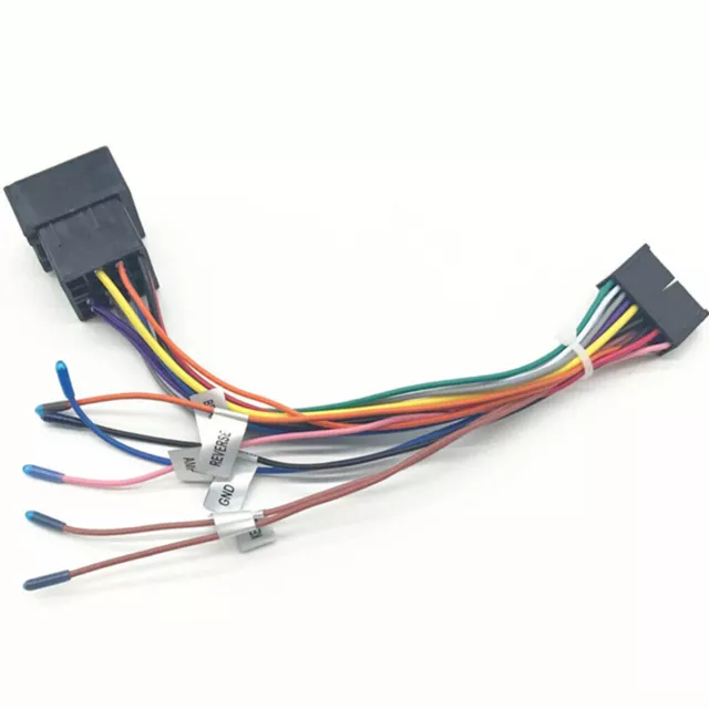 Wiring Harness Connector Adaptor Car Stereo Radio For ISO Standard 20 Pin Cable