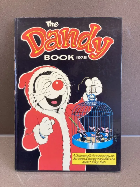 Vintage "The Dandy Book" Annual 1978 Unclipped