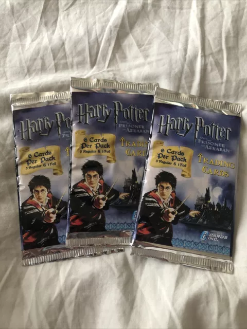 Harry Potter And The Prisoner Of Azkaban Trading Cards 3 Packs Cards Inc