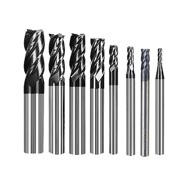 HRC50 4 Flute Carbide End Mill Machine CNC Milling Cutter Rotary Tool Equipment