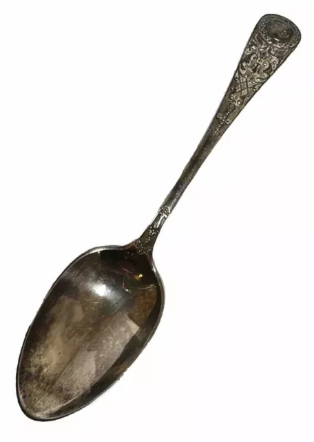 Vintage Silver Plated Venetian Pattern Teaspoon, Victorian Style, EP, Coffee