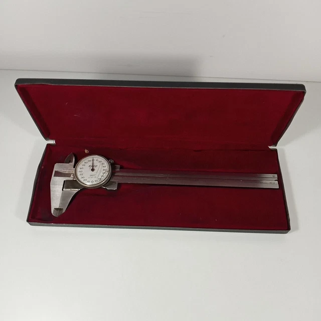 VINTAGE NSK JAPAN Micrometer Dial Vernier Caliper 6" DC6 .001" 34.99