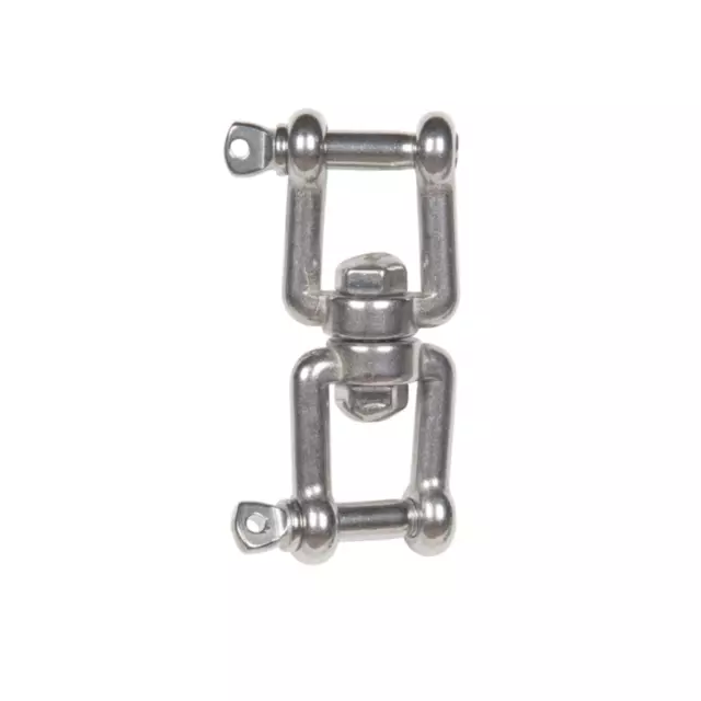 Jaw Jaw Swivel 6mm Marine Grade 316 Stainless Steel Boat Anchors Zip lines Sails