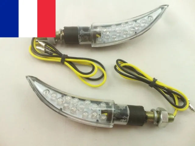 Clignotants LED universels, moto scooter, vendu par paire , VENDEUR FRANCAIS