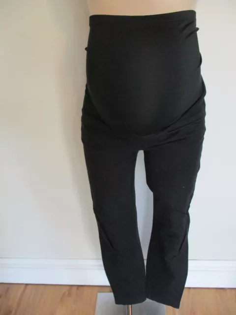 Gap Maternity Black Stretch Over Bump Ultra Skinny Trousers Jeans Size 2 Uk 6