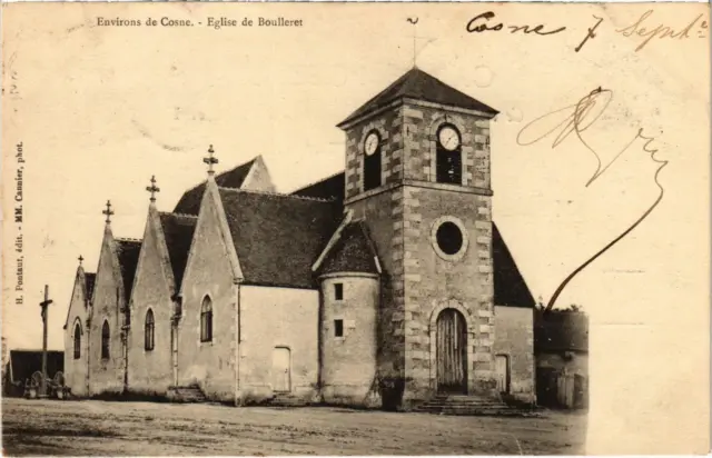CPA Env. by COSNE Church of Bouleret Nievre (100492)