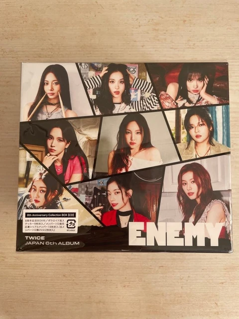 TWICE JAPAN 6TH ALBUM ENEMY 8th Anniversary Box CD Not Played JP