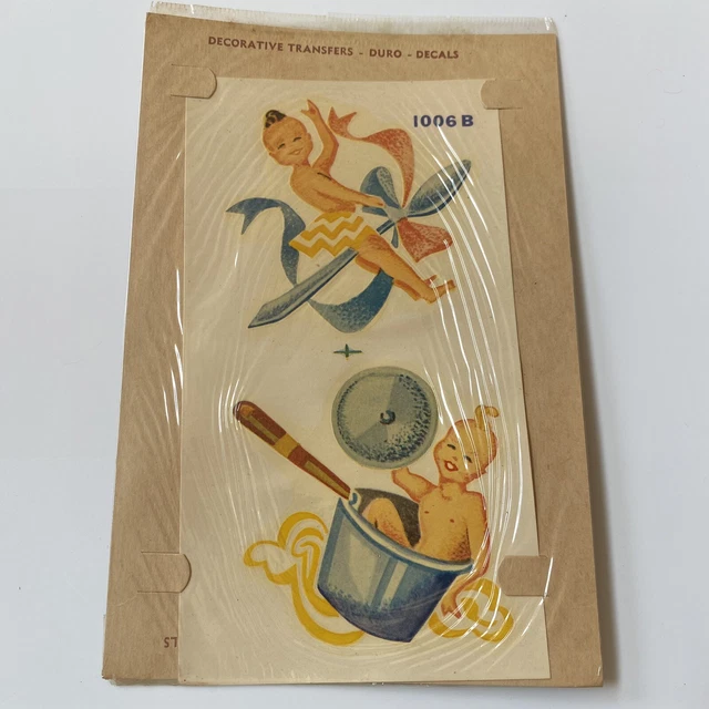 Calcomanías de cocina para bebé Duro 1006B de colección ollas y sartenes de cocina traspasadores decorativos
