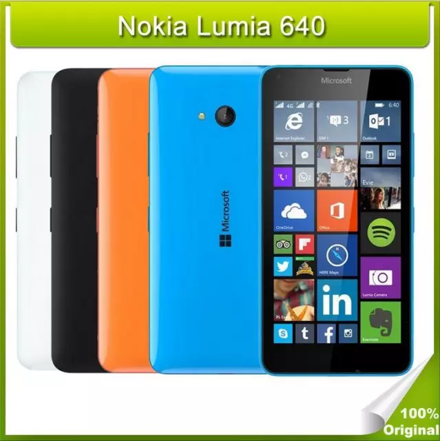 Microsoft Lumia 640 SIM única Windows 4G LTE cuatro núcleos 1 GB RAM 8 GB ROM 8 MP