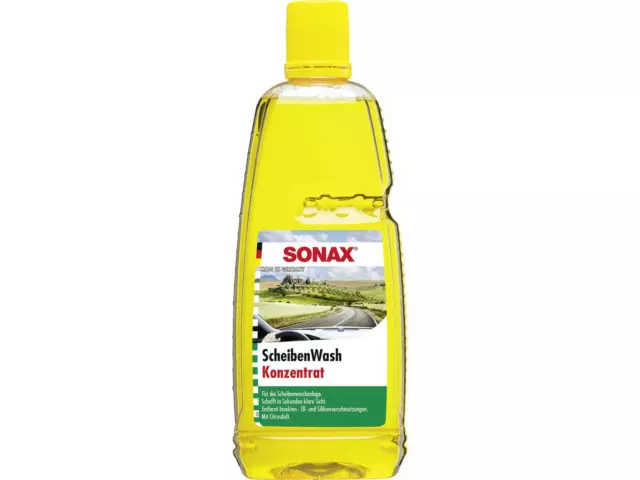 SONAX 02603000 ScheibenWash Konzentrat mit Citrusduft 1 l