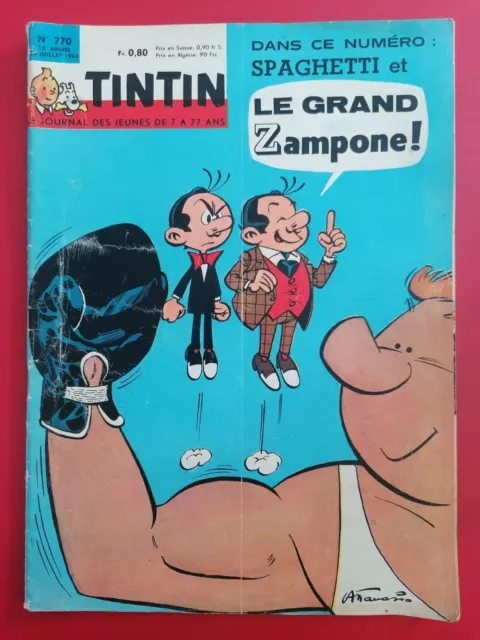 Journal Tintin - Issue 770 - July 1963 - Le Grand Zampone