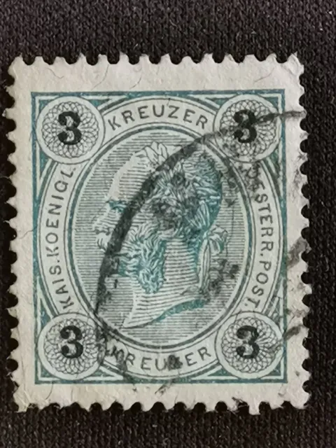 1890 Österreich MiNr 52ax YT 48 SG 81 (K 13) Gestempelt