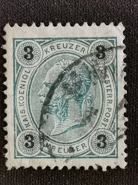 1890 Österreich MiNr 52ax YT 48 SG 81 (K 13) Gestempelt