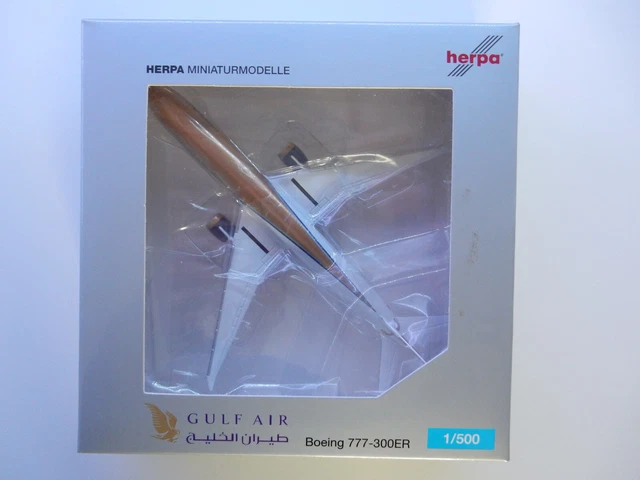 Herpa Wings 1/500 Gulf Air Airbus A320 - Modèle 523042 - Métal