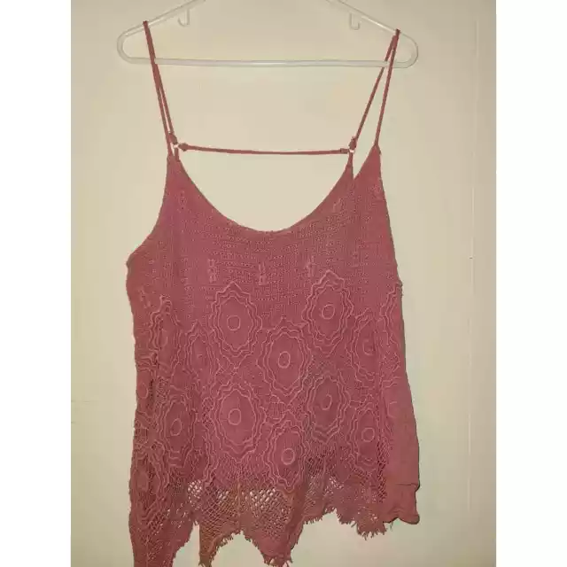 Maurices Tank Top Women's Size XXL Embroidered Sleeveless Pullover (FF)