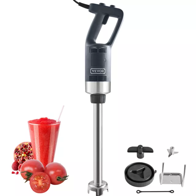 VEVOR Commercial Immersion Blender 16" Heavy Duty Hand Mixer 750W Variable Speed