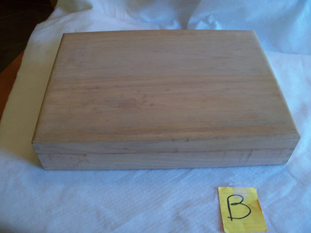 International Silver Rogers Bros Cubiertos Caja De Almacenamiento Plateada Estuche De Pecho #B