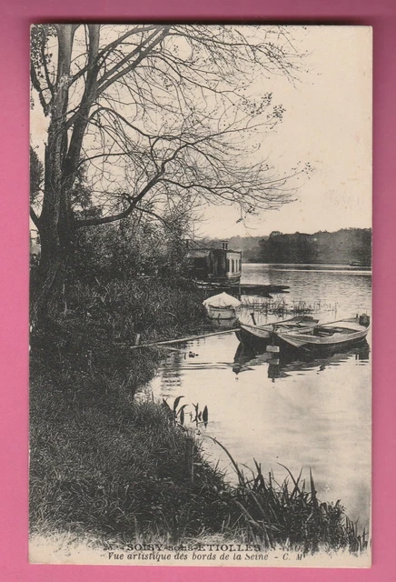 91 - SOISY SOUS ETIOLLES - Vue artistique des bords de la Seine (Non écrite)