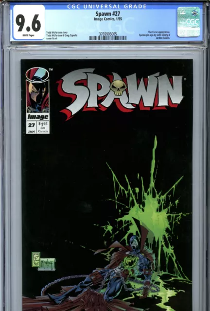 Spawn #27 (1995) Image CGC 9.6 White Todd McFarlane