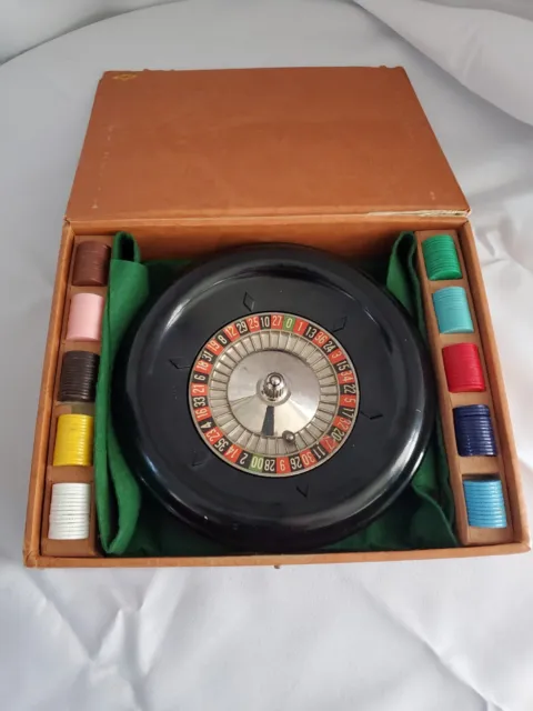 Vintage E.S. Lowe Roulette Wheel.