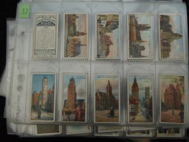 One Complete Set Cigarette Cards Wills Gems Of Belgian Architecture