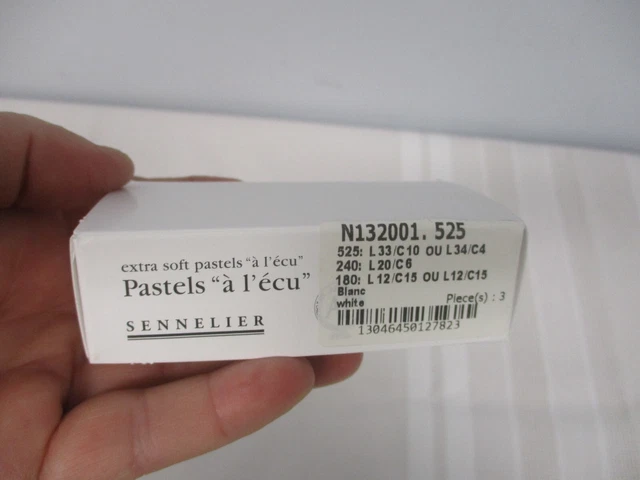 2 Pasteles Extra Suaves Sennelier 525 Blancos ~ Sin Usar Y En Caja