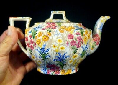 Beautiful Royal Winton Grimwades Chintz Marguerite Teapot