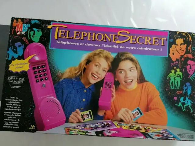 TÉLÉPHONE SECRET JEU de 1992 59cmx34x7,5cm EUR 54,00 - PicClick FR