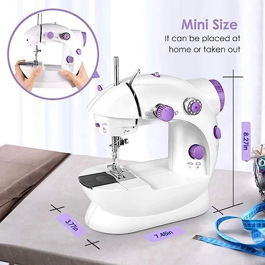 ELECTRIC SEWING MACHINE Portable Mini Multi Function Desktop Tailor Household £12.99 PicClick UK