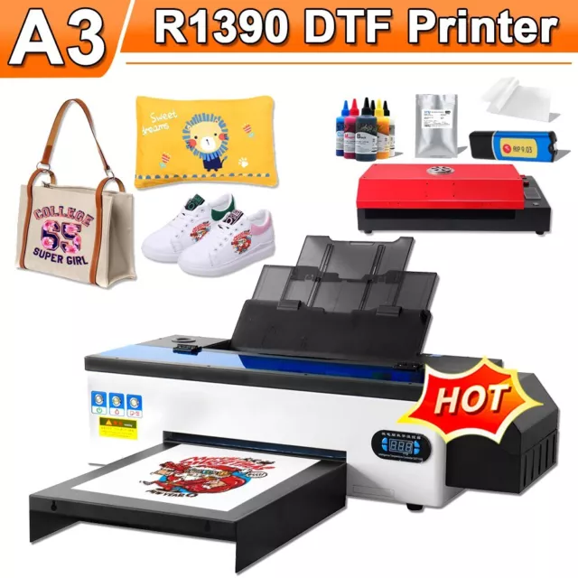 DTF Printer A3 T-shirt Printing Machine for T-shirt Print PET Transfer Film