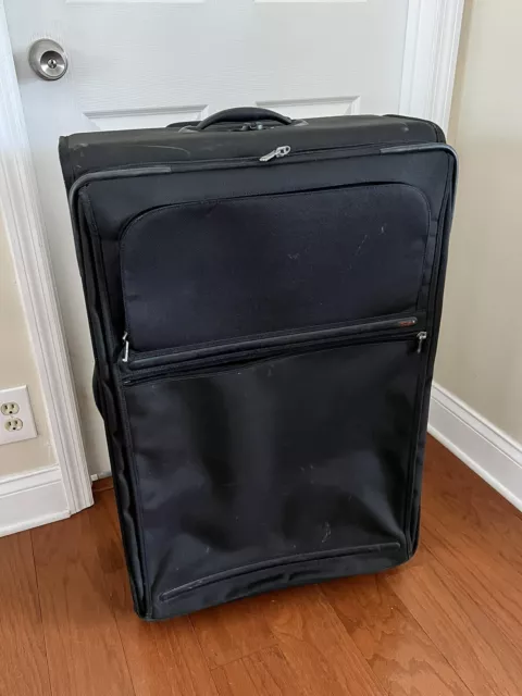 Large Tumi Suitcase 22047d4 Nylon Expandable Travel Luggage 32" x 22" x 12"