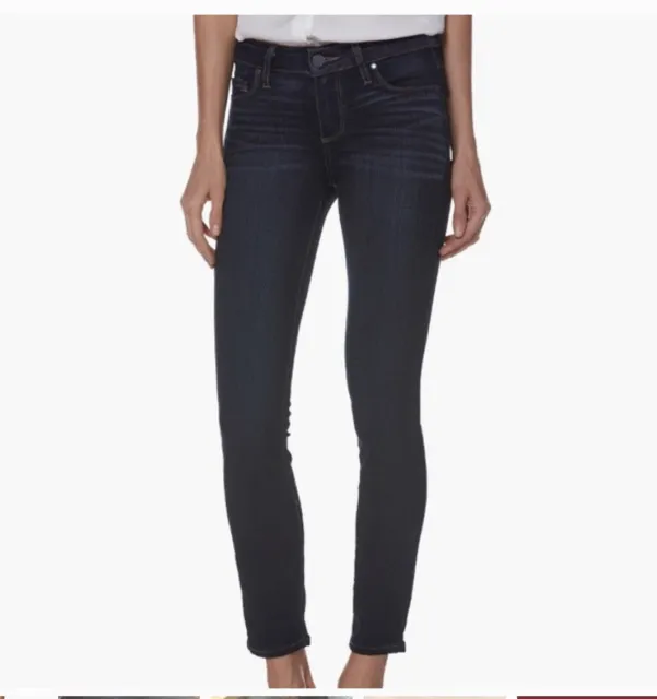 Paige - Verdugo Mid-rise Ankle Skinny Jeans, Ellora Wash. Size 29X27, New