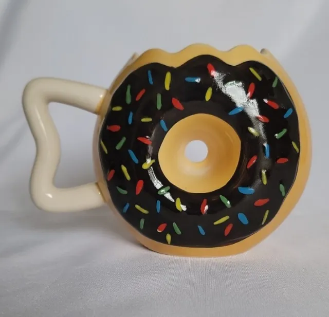 Big Mouth Inc Frosted Donut Coffee Mug 16 oz "MMMMM... Donuts" Ceramic