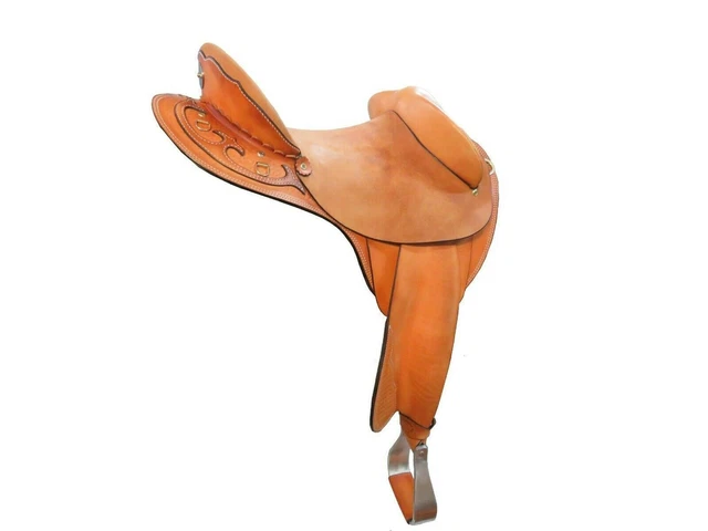 Belle selle en cuir brut HB avec une belle couleur et toutes tailles
