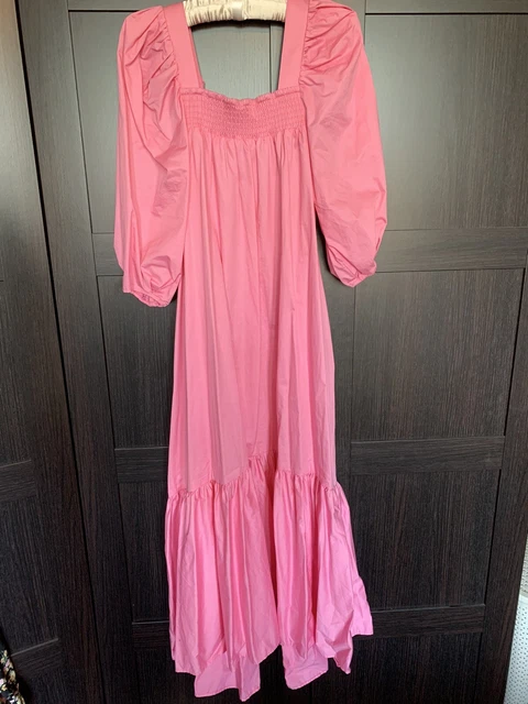 open lace back dress Bertha Dress 22 / Pink