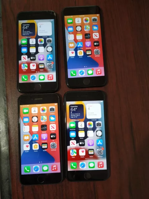 Lot of 4 Apple iPhone 7 32GB Black (AT&T) Lot of 4 Apple iPhone 7 32GB Black (AT&T)