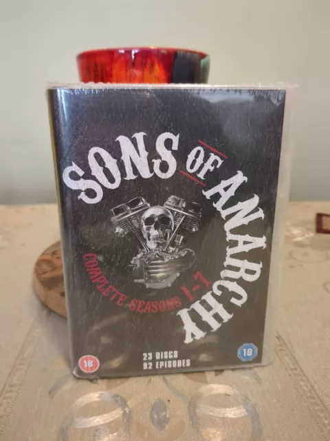 Sons Of Anarchy Box Set Blu-ray Complete Series 1-7. New Sealed. Free Post