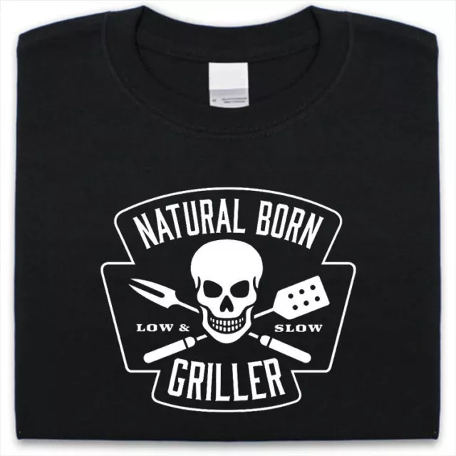 Naturale Nato Griller T-Shirt da Uomo e Donna, Divertente Regalo BBQ