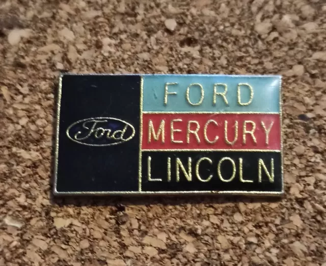 Pin's Ford Mercury Lincoln Auto Voiture Logo Marque Vintage Pins Epinglette Rare