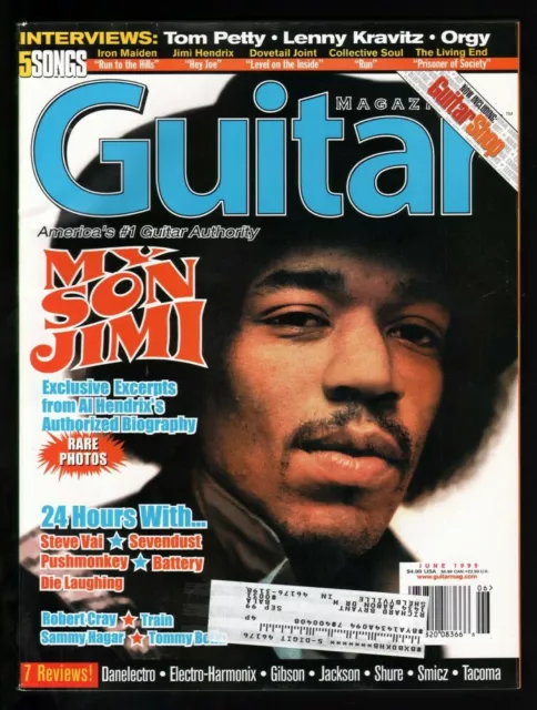 1999 June Guitar for the Practicing Musician - Vintage Magazine - Jimi Hendrix