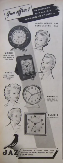 1953 Les Revouils Jaz De Luxury Maric Regic Francic Blaisic Press Advertisement