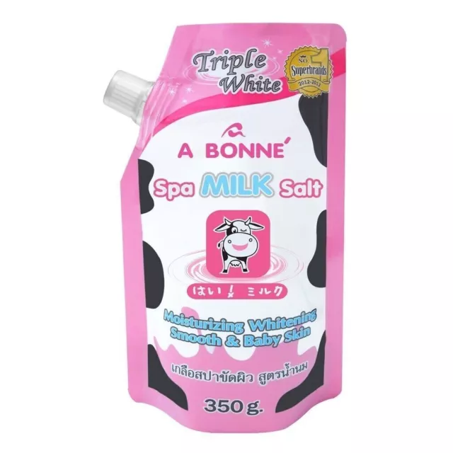A BONNE' Spa Lait Sel Gommage Hydratant Blanchiment Sel Versant 350 g.