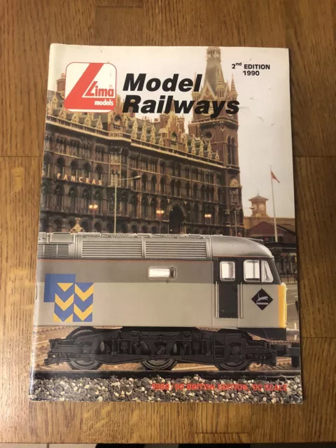 Lima Model June 1990 Second Edition Trains Catalogue - Vintage Model Railway