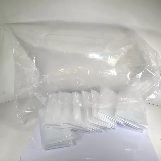 10x Replacement Balloon Bags 12"x24" Food-Safe Clear Polyethylene for EQ1 or EQ2